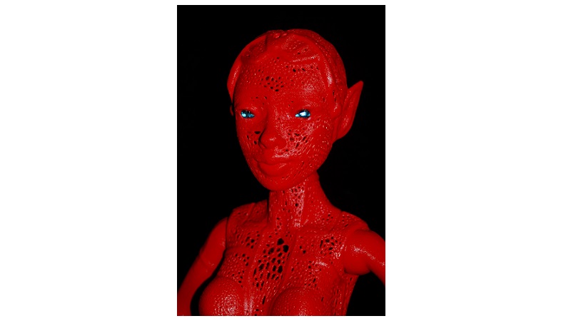 Michel_Derozier Creation3D Elf rouge qui marche